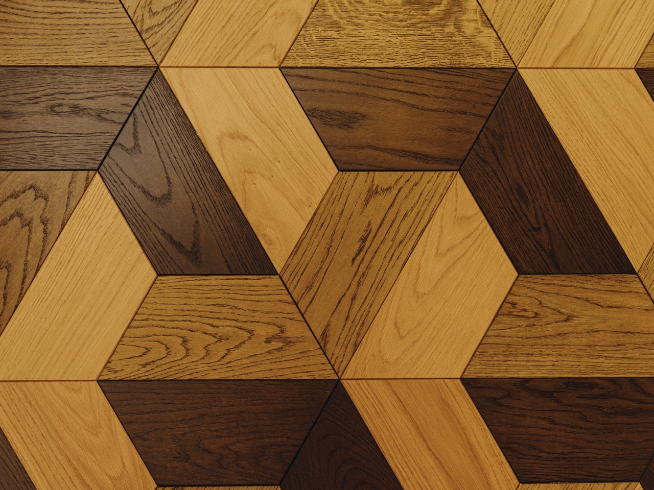 Geometric parquet design