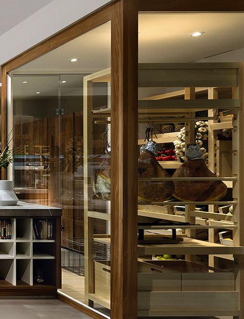 Custom wine cellar by L'Ottocento